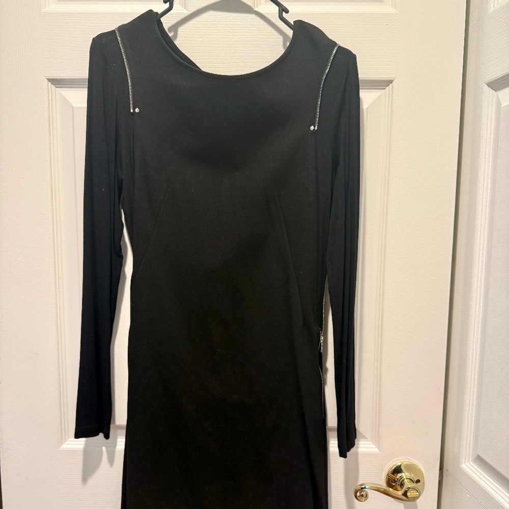 Kenneth Cole trendy zipper dress